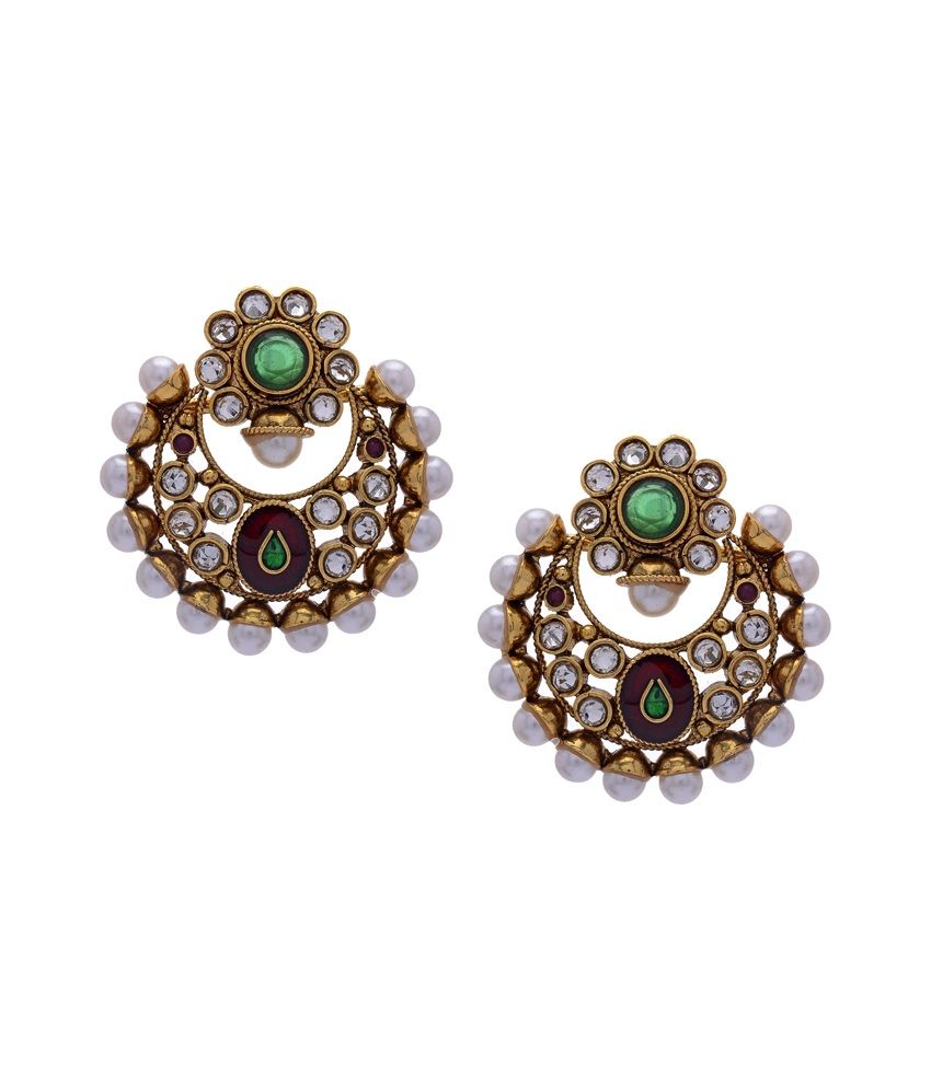 Hyderabad Jewel Amazing Round Pearls Hanging Earrings Buy Hyderabad