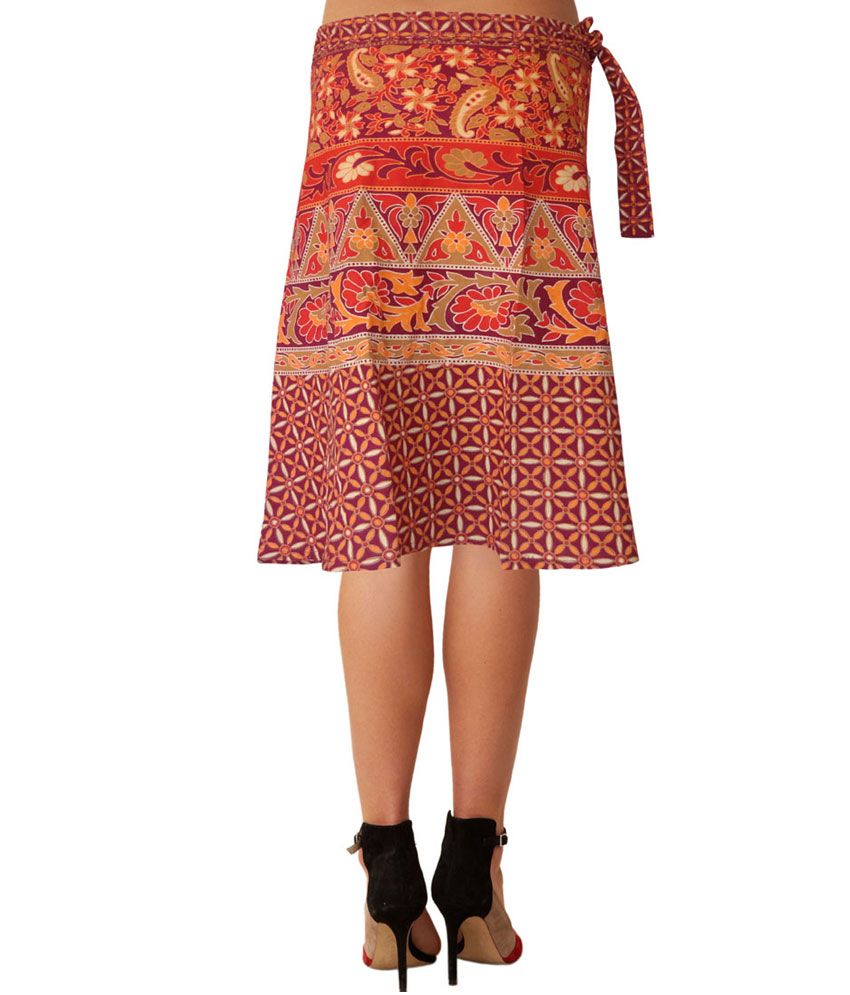 Buy Sttoffa Beautiful Design Ethnic Style Cotton Knee Length Wrap