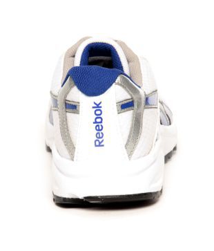 reebok linea white blue sports shoes