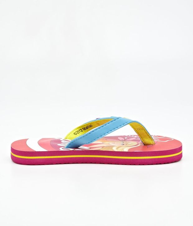 Barbie by Kidsville Cute Red Flip Flops For Kids Price in India- Buy ...