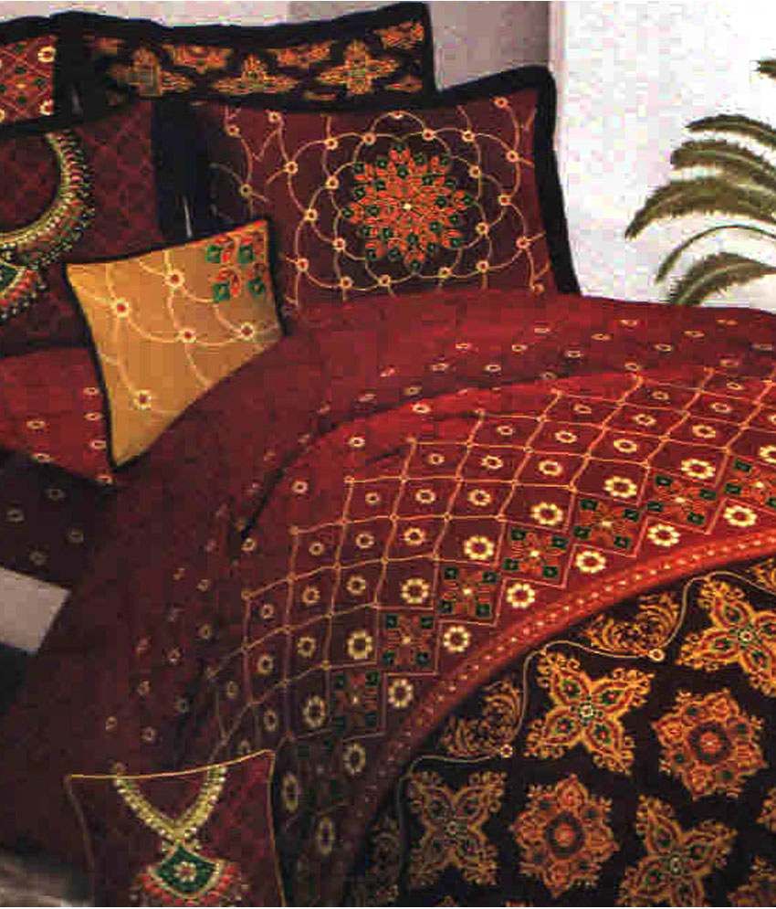 Bombay Dyeing Special Moments Trousseau Pink King Size Bed Sheet Set