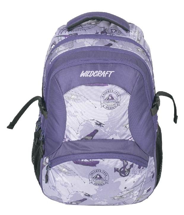 wildcraft purple bag