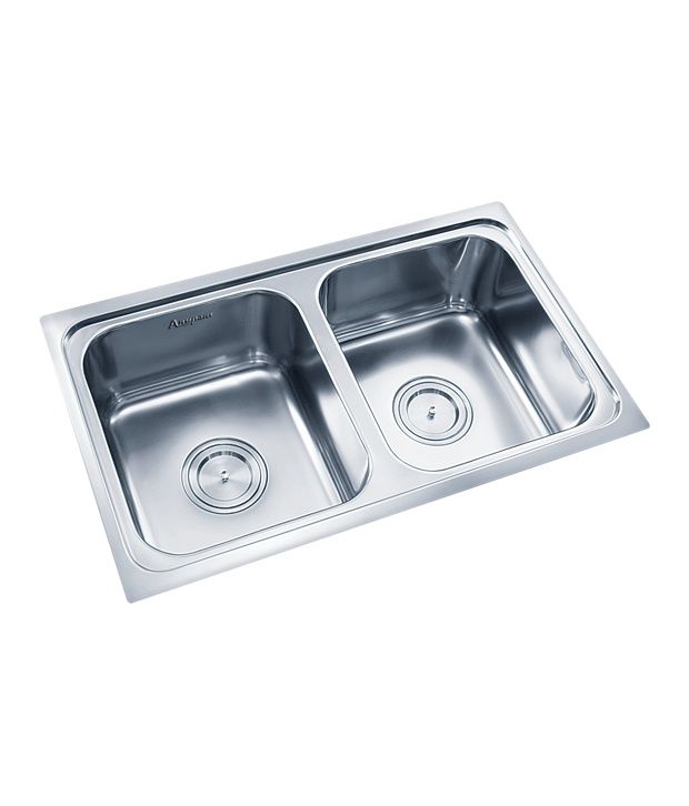 Buy Anupam Double Bowl Kitchen Sink Glossy Online At Low Price In India Snapdeal