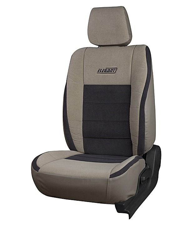 Bardi Jute Car Seat Covers Ford Light Grey & Black Color (Variant