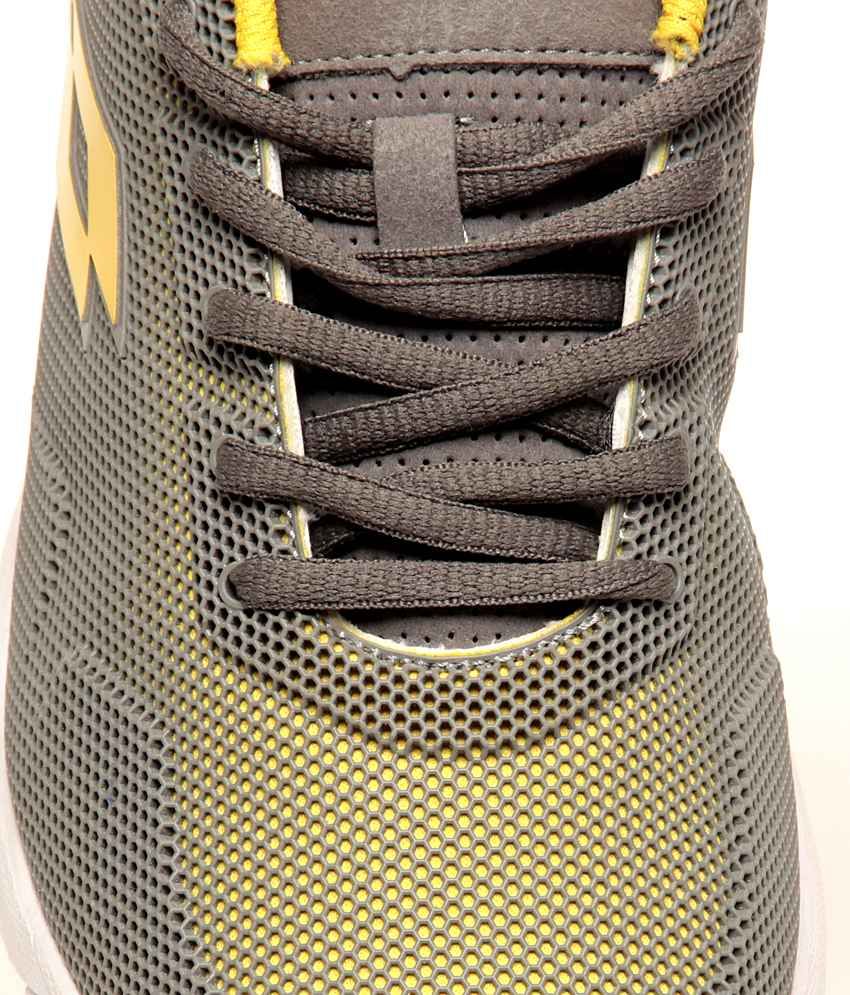 Lotto Bristol Grey & Yellow Running Shoes Buy Lotto Bristol Grey