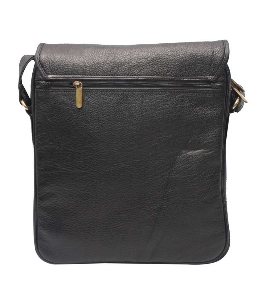 C Comfort Designer Black Leather 13 inch Laptop Messenger Bags - Buy C ...