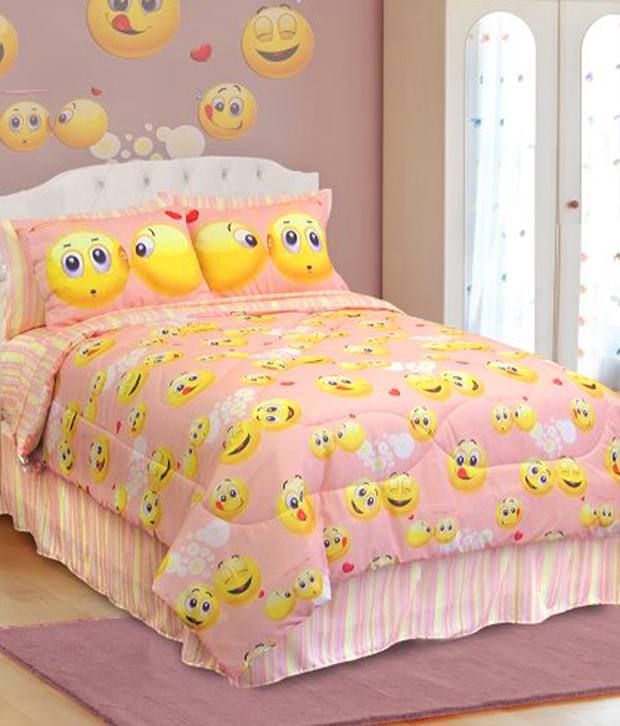 Emoji Full 4-Piece Comforter Set - Buy Emoji Full 4-Piece ...