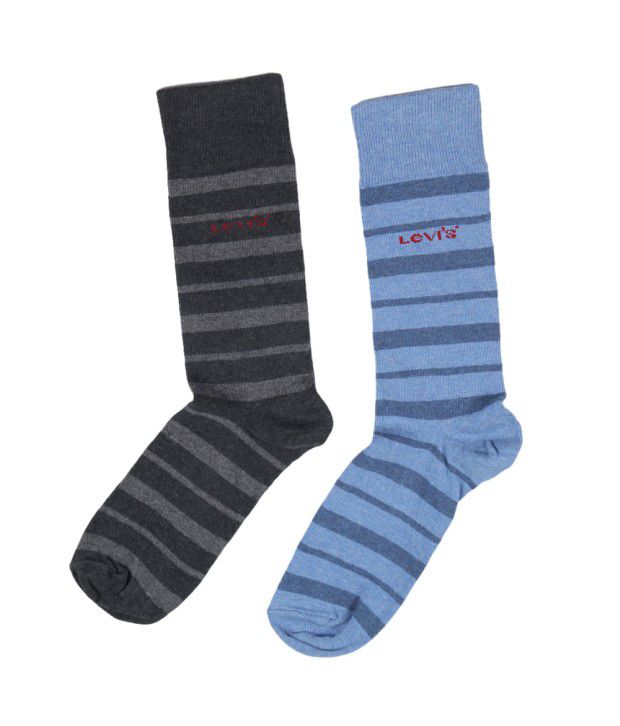 Levis Cotton Men - Pack of 2 Pairs of Socks: Buy Online at Low Price in ...