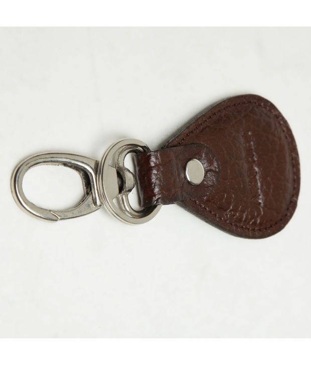 Azores Brown Pure Leather Key Chains Buy Online at Low Price in