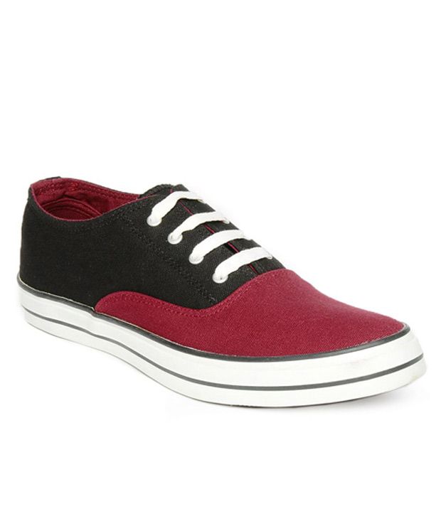 CONVERSE Black and Red Sneaker Price in India- Buy CONVERSE Black and ...