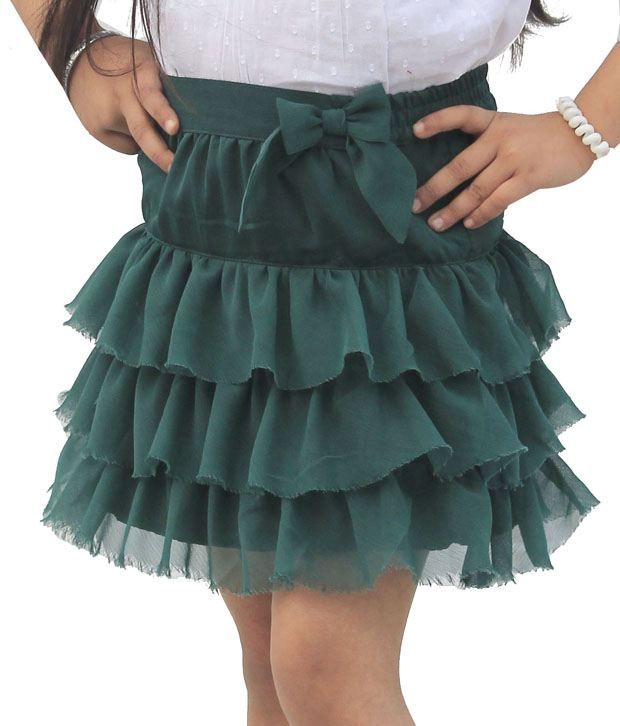 Shoppertree Green Skirt For Kids Buy Shoppertree Green Skirt For Kids