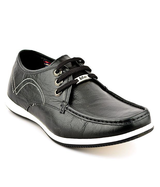 Lee Cooper Black Smart Casuals Shoes 