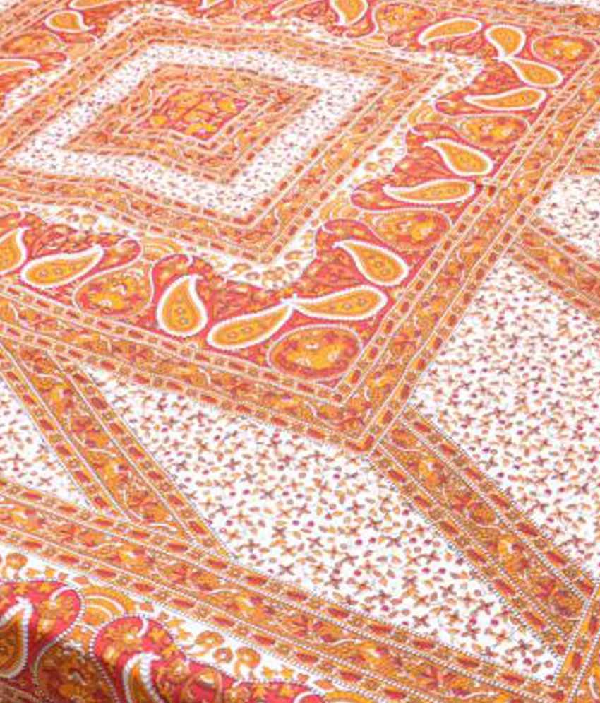 Jaipur Raga Sanganeri Printed Jaipuri Cotton Double Bed Sheet With 2 Pillow Covers Buy Jaipur