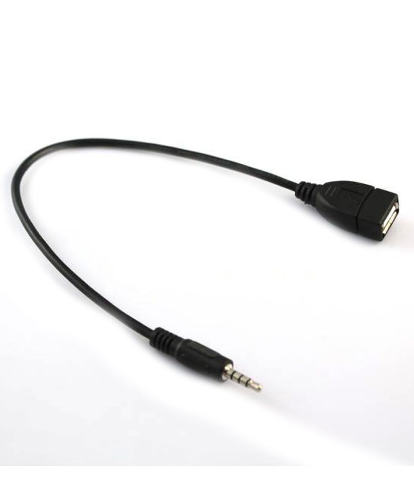 Buy Peradot 3.5mm Audio Jack To Usb 2.0 Female Connector Online at Best