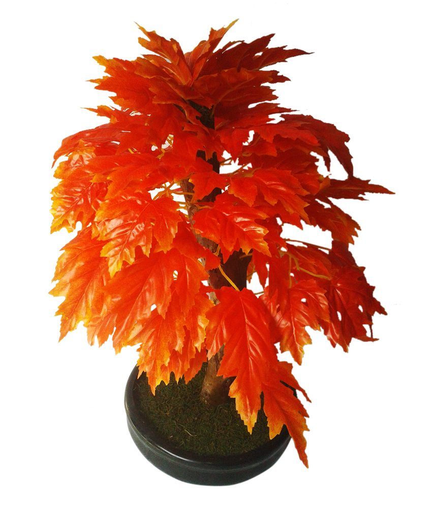 Bhandari Plants Orange Artificial Bonsai Buy Bhandari Plants Orange