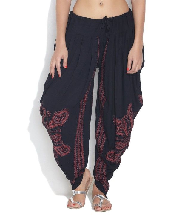 printed dhoti pants