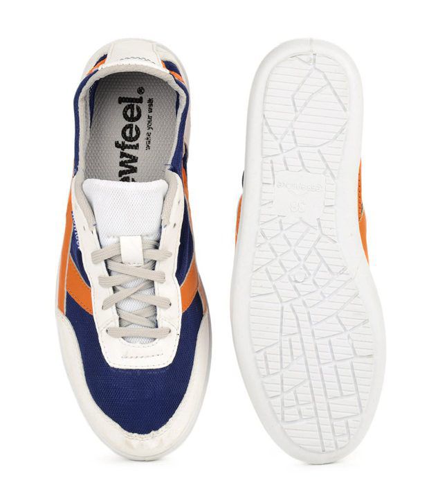 Decathlon Newfeel White & Blue Shoes - Buy Decathlon Newfeel White ...
