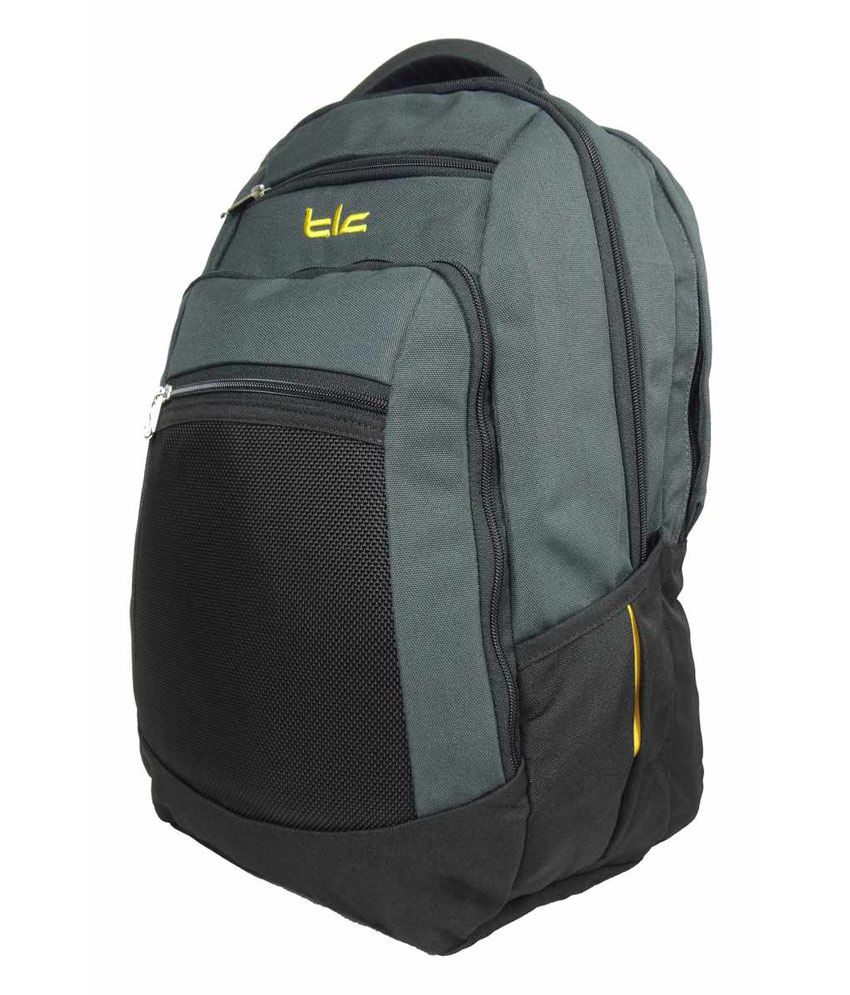 TLC Division Bel Backpack Bag for School College Travelling (Grey