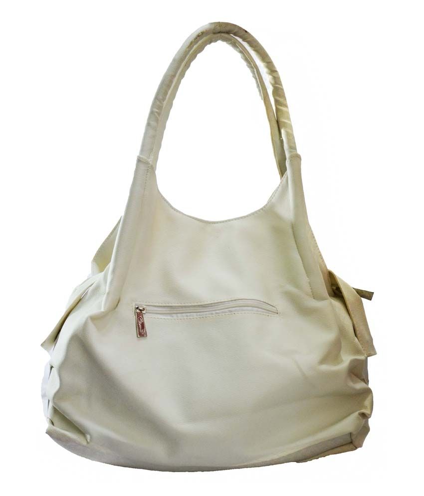 h&m white shoulder bag