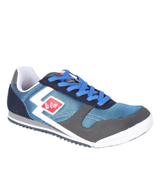 lee cooper navy blue shoes