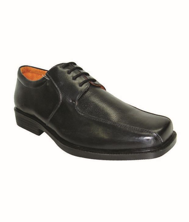 liberty men's black formal shoes