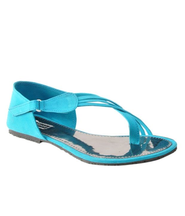 sky blue sandals