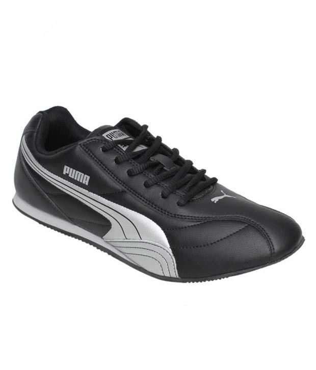 Puma Wirko Black & Silver Lifestyle Shoes - Buy Puma Wirko Black ...