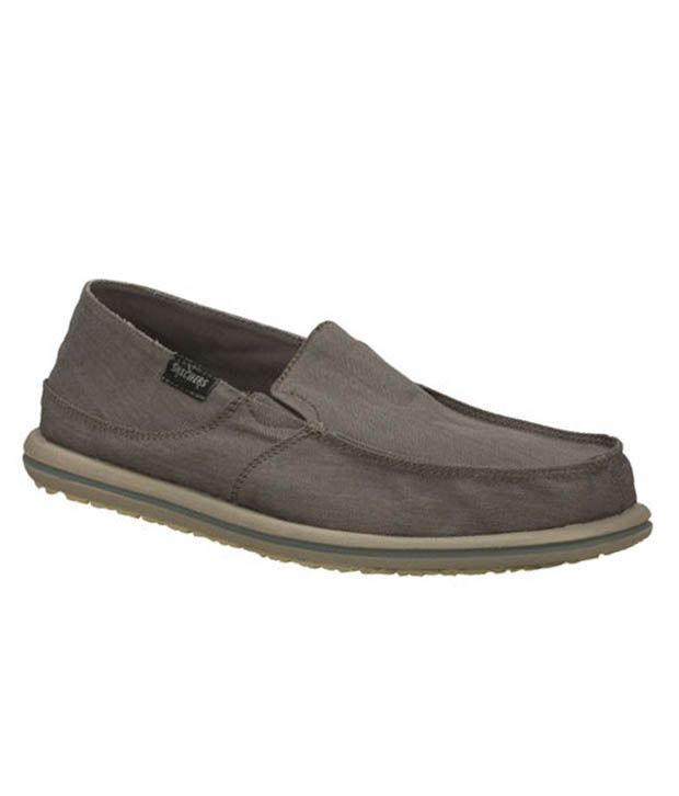 Skechers Gray Loafers - Buy Skechers Gray Loafers Online at Best Prices ...