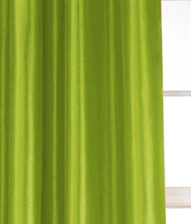     			Dekor World Appealing Plain Green Fabric