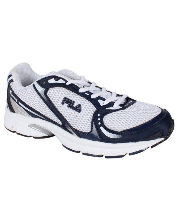 Fila Dynamic White & Navy Blue Running Shoes - Buy Fila Dynamic White ...