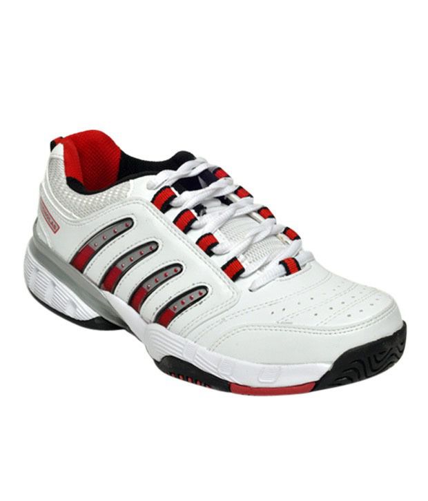 Nicholas Stout White & Red Sports Shoes - Buy Nicholas Stout White ...