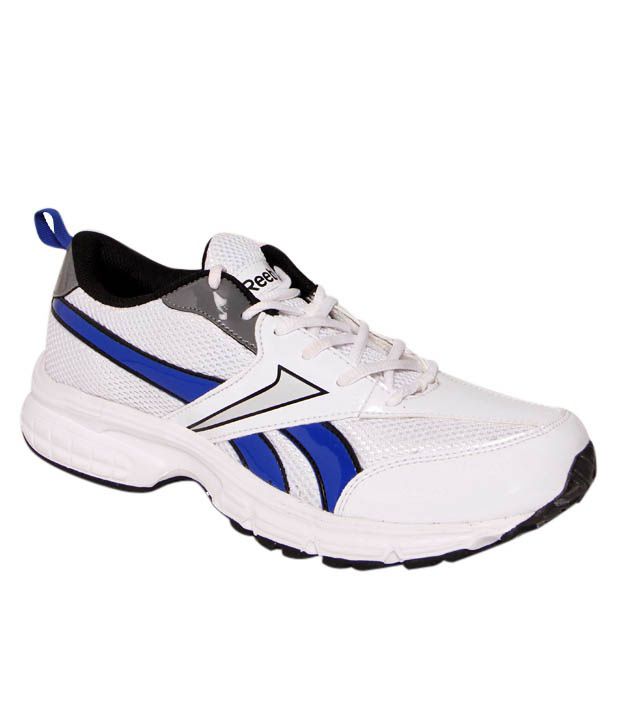 Reebok Energetic White & Blue Running Shoes - Buy Reebok Energetic ...