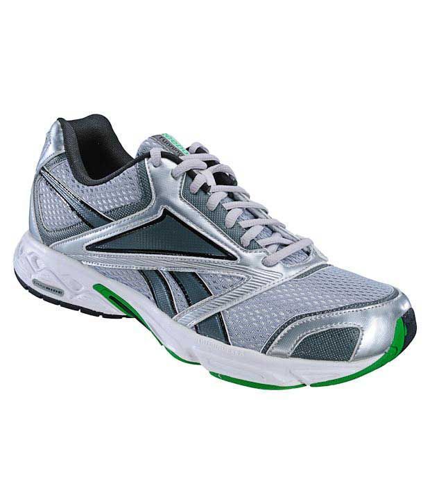 Reebok Racehound Silver & Green Running Shoes - Buy Reebok Racehound ...