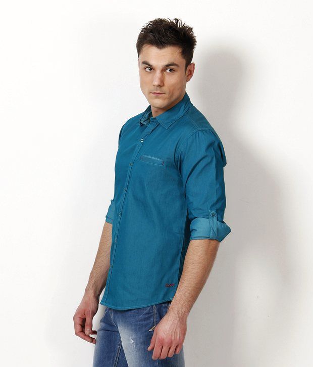 Canary London Smart Peacock Blue Solids 