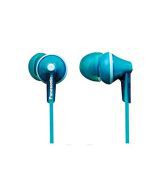 Panasonic RP-HJE125E-Z In Ear Earphones (Turquoise) Without Mic