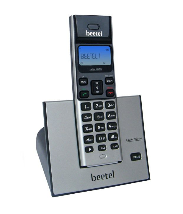 Beetel X62 Cordless Landline Phone ( Black,Silver )