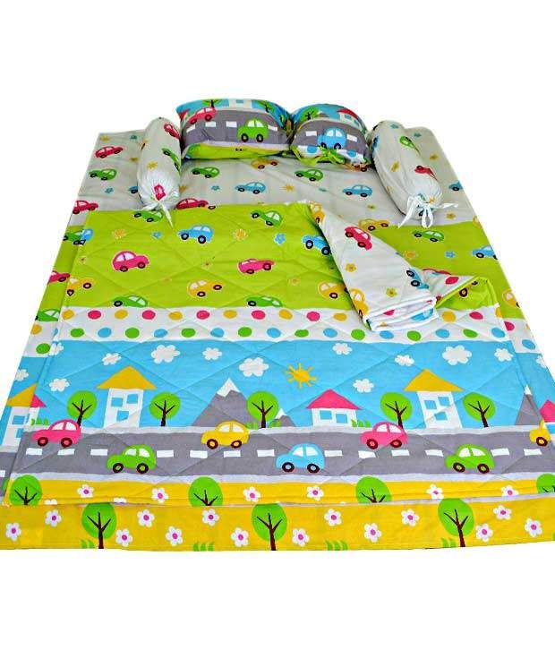 Bombay Dyeing Lively Green Baby Bedding Set10 Pcs Buy Bombay Dyeing
