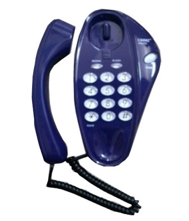 Buy Orpat 1500 EE Corded Landline phone (Blue) Online at Best Price in