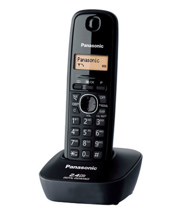 Panasonic Kx-tg3411sxh Cordless Landline Phone ( Black )