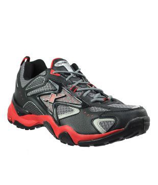 Sparx Black \u0026 Red Sports Shoes - Buy 