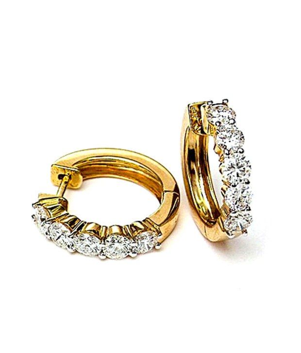 Facetz Bali Style Diamond Gold Earrings Buy Facetz Bali Style Diamond