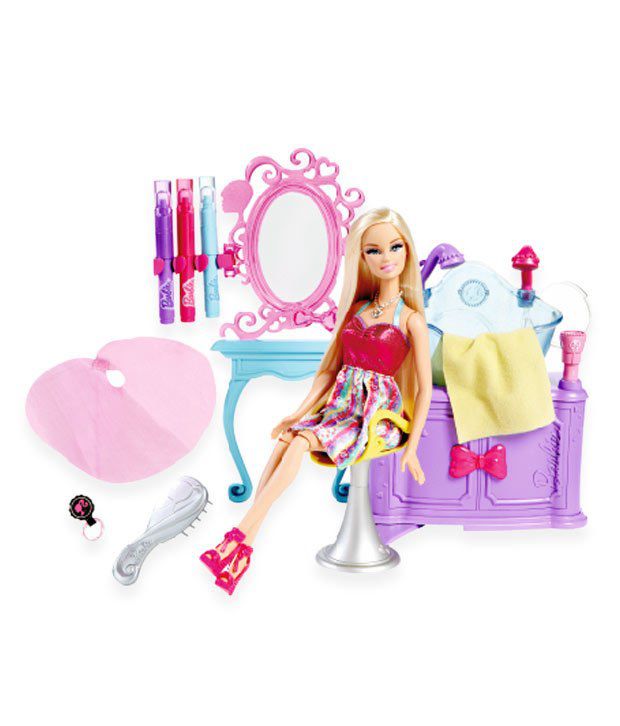 Barbie Hairtastic Colour Wash Doll - Buy Barbie Hairtastic Colour Wash Doll  Online at Low Price - Snapdeal