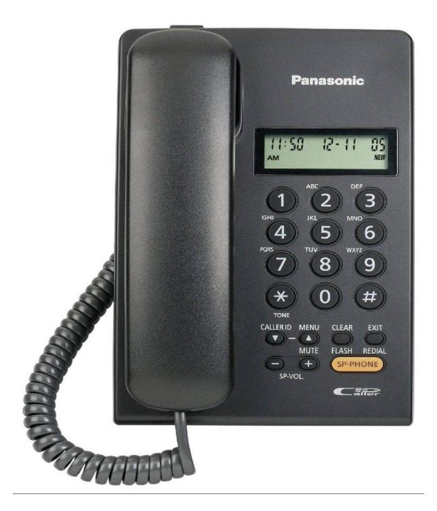 Buy Panasonic Kx-Ts62 Corded Landline Phone With Caller Id Online at ...