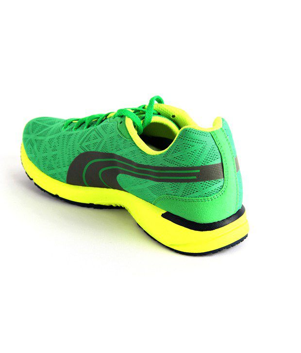 puma neon green shoes