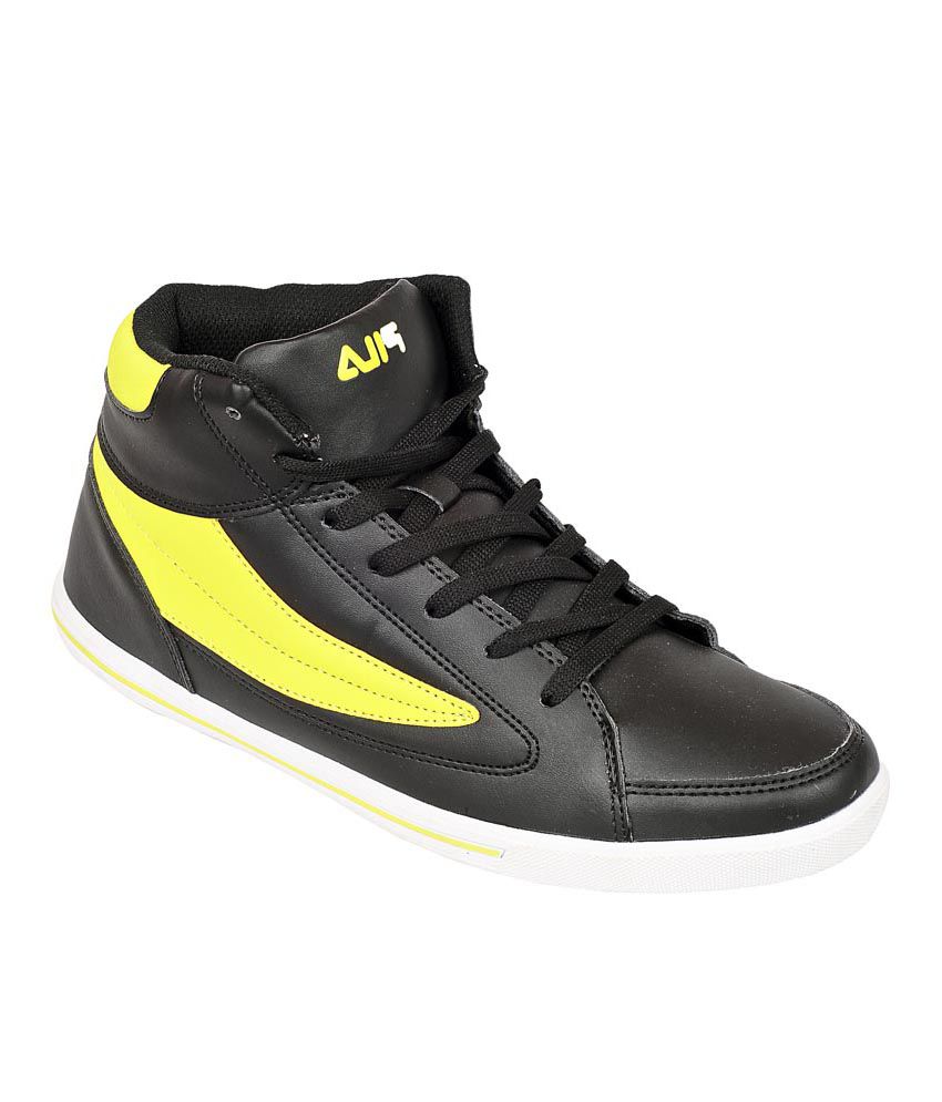 Fila Streetmate-201-Black & Yellow Lifestyle Shoes - Buy Fila ...
