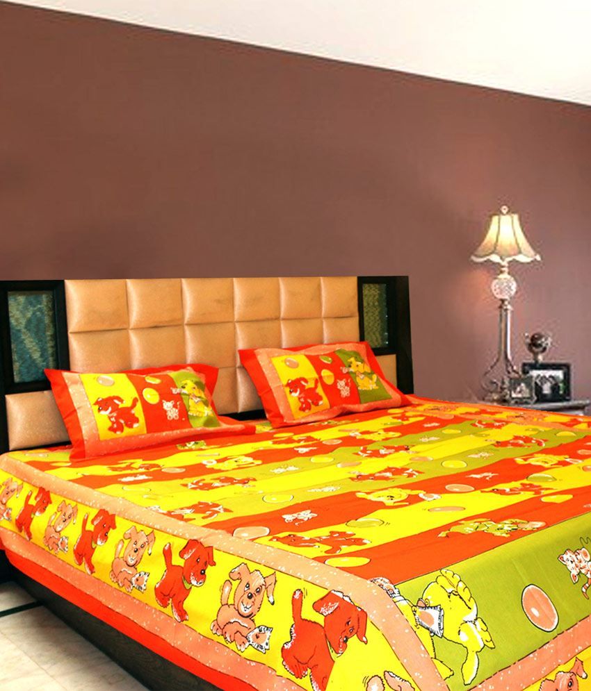 Christy's Collection Set of 2 Baby Theme Double Bed Sheets Buy Christy