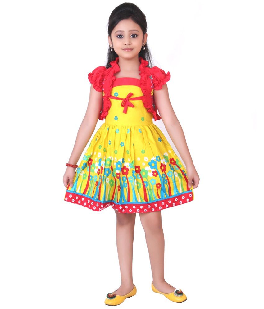 Snail Yellow Frocks For Girls - Buy Snail Yellow Frocks For Girls ...