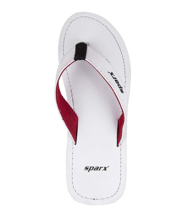Sparx White Slippers & Flip Flops Price in India- Buy Sparx White ...