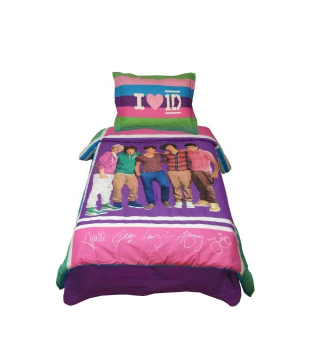 One Direction Full Comforter Set 4pc Color Blocks Bedding Buy