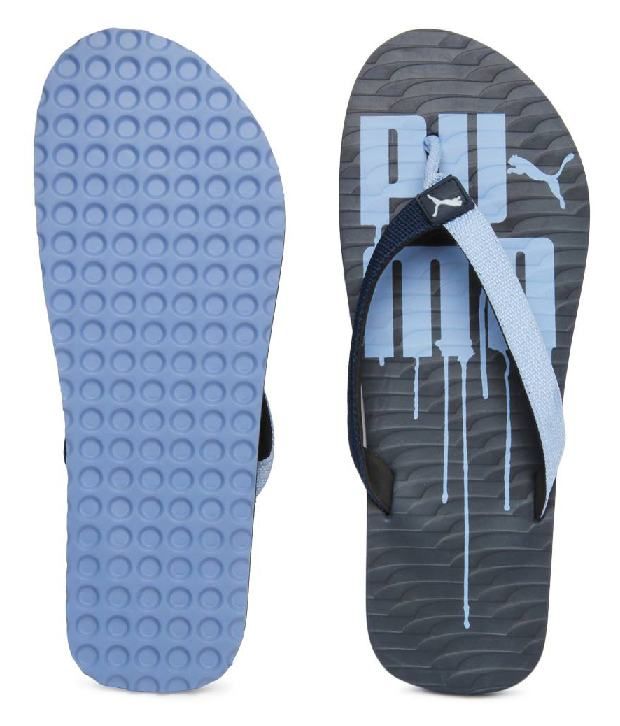 Puma Blue Slippers & Flip Flops Price in India- Buy Puma Blue Slippers & Flip Flops Online at 
